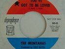 THE MONTANAS You've Got To Be Loved DJ Promo 45 1968 NM