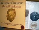 FEDOSEYEV,USSR Sym/GLAZOUNOV 8 Syms/'83 TELDEC 8LP/NM