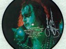 KISS GENE SIMMONS VINNIE VINCENT AUTOGRAPH PICTURE LP *