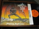 Mortal Sin 80s ROCK METAL SIGNED LP Mayhemic Destructio