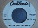 The Seeds Out of the Question Crescendo Promotional 45