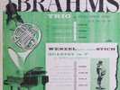 GRUMIAUX Violin BRAHMS Trios   USA BOSTON B 209 MONO