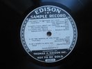 Edison Diamond Disc Sample Disc 10105R/10104L Very NICE