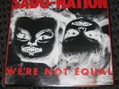 SADO-NATION - WE'RE NOT EQUAL LP '80'S HC PUNK