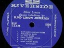 ORIGINAL 1957 RIVERSIDE-BLIND LEMON JEFFERSON-LP-(NM-)