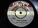 Rare Unity Label L. Sterling - Reggie On Broadway