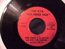 Beatles DJ 45 John Lennon KYA Peace Talk Original Promo