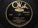 Okeh 8800 Louis Armstrong Dinah Tiger Rag Jazz 78
