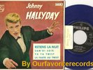JOHNNY HALLYDAY EP RETIENS LA NUIT SPAIN BLUE VINYL 63