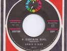 RARE SOUL 45 -ERNIE K DOE - MINIT RECORDS AUDITION COPY
