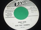 Rare Rockabilly BOPPER 45 Don Red Roberts Only One RAMA