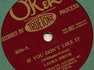 LAURA SMITH PERRY BRADFORD OKEH 8316 JAZZ 78 RPM E-
