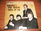 BEATLES Ticket To Ride PICTURE SLEEVE ONLY  nice