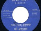 Listen Rare Garage 45-The Answers-Fool Turn Around
