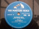 ELVIS PRESLEY HEARTBREAK HOTEL RARE 78 RPM RECORD