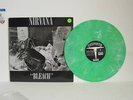 NIRVANA Bleach US ORIGINAL Marbled GREEN 12