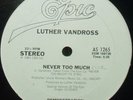 PROMO* Luther Vandross - Never Too Much *BOOGIE, FUNK*