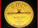 SUN LABEL 181 RUFUS THOMAS JR BEAR CAT 78 RPM RECORD