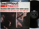 Thelonious Monk LP IN ACTION Riverside w Johnny Griffin