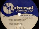 ROCK & ROLL - DELEGATES- 78 RPM ACETATE- TEST PRESSING