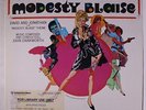 SOUNDTRACK: Modesty Blaise LP (Mono, UA Library tag on cover) rare Soul