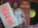 RARE SOUL/FUNK lp JACK ASHFORD Hotel Sheet w/ ROOM KEY