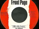Lee Moses Time and Place Soul Funk 45 Front Page HEAR