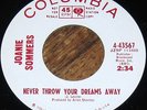 JOANIE SOMMERS-NEVER THROW YOUR DREAMS..'66 PROMO 45 NM