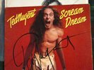 AUTOGRAPHED TED NUGENT SCREAM DREAM LP EX+ AUTHENTIC