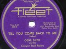 Rare Country 78- Gene Diffie- 'Till You Come Back To Me