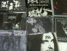 SET OF 10 RARE BLACK DEATH METAL 7'' VINYLS