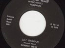 NORTHERN SOUL 45 RPM - RONNIE WEST on GOINS RECORDS