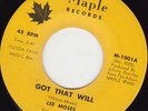 FUNK 45 RPM - LEE MOSES on MAPLE RECORDS