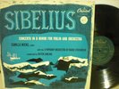 Sibelius Concerto for Violin & Orch, Camilla Wicks,RARE