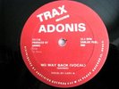 * ADONIS No Way Back RARE CHICAGO HOUSE WBMX Trax 12