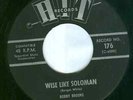 BOBBY BROOKS ' WISE LIKE SOLOMAN' BELGIUM POP [LISTEN]