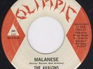 Doo Wop Mad Mike 45-Avalons-Malanese-Olimpic-Hear 
