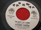 NORTHERN SOUL  YVONNE BAKER    PARKWAY  RARE PROMO