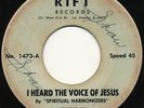 Black Gospel - SPIRITUAL HARMONIZERS on Rift | LISTEN