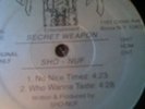 SHO-NUF *No Nice Timez b/w Big Apple Anthem* Indie Rap