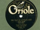 ORILOE 1727 LUIS RUSSELL ORCH The Way He Loves 1929 E-
