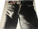 THE ROLING STONES STICKY FINGERS VINYL LP RECORD ALBUM