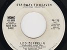 LED ZEPPELIN - Stairway To Heaven - Rare '72 Promo 45