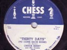 Chuck Berry - 78 rpm record - Thirty Days - Chess 1610