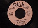 Joyce Davis 45 OKEH Along Came You RARE NORTHERN SOUL