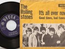 THE ROLLING STONES - ITS ALL OVER NOW EXPORT 45+PS 1964