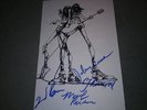Ramones poster signed - Punk- sex pistols
