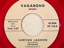 THE ROYALS surf garage red vinyl 45 VAGABOND guitar