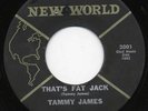 LISTEN- Rare R&B / Soul 45- Tammy James- Thats Fat Jack
