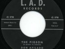RARE ROCKABILLY 45 ON L.A.D. DON APILADO PIGEON LISTEN